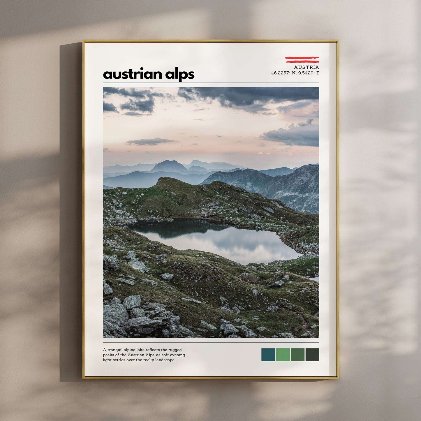 Austrian Alps - Location Print