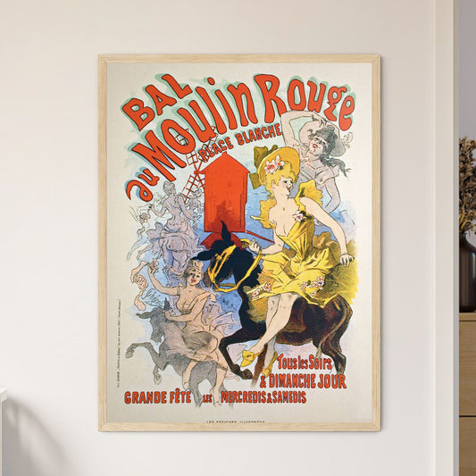 Bal du Moulin Rouge Poster by Jules Chéret Art Print
