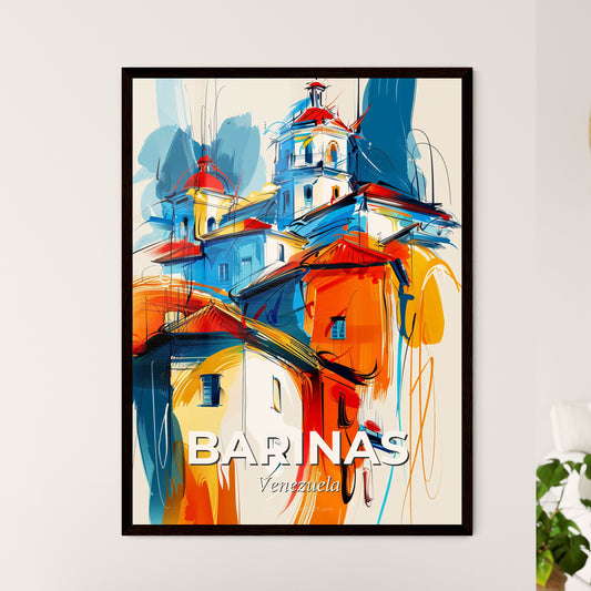 Vibrant Barinas, Venezuela - A Painting Of A Building