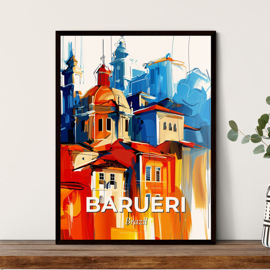 Vibrant Barueri, Brazil - A Painting Of A Building