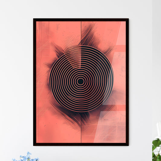 Mesmerizing Animated Spiral Art - Framed Art Print