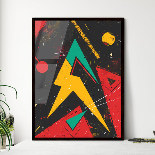 Bauhaus Style Art Print - Framed Art Print