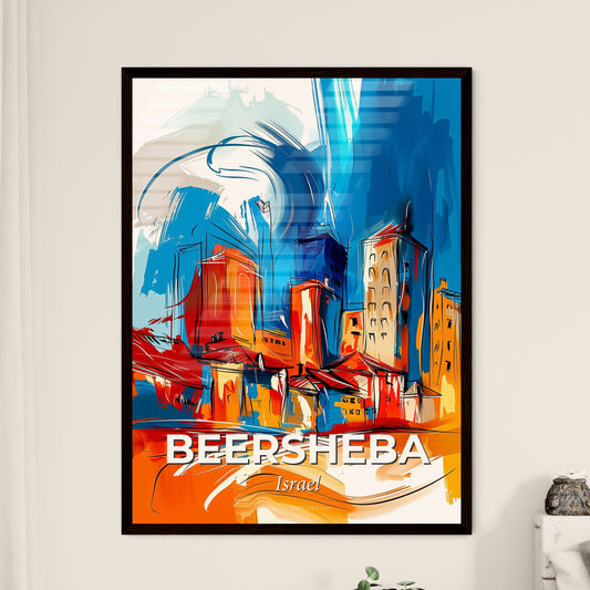 Vibrant Beersheba, Israel - A Painting Of A City