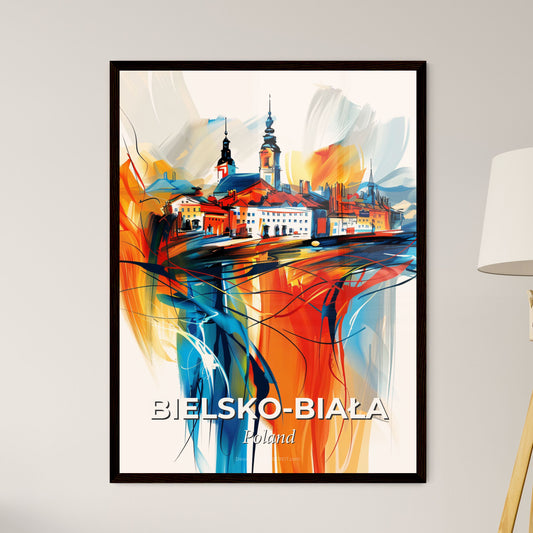 Vibrant Bielsko-Biała, Poland - A Painting Of A City