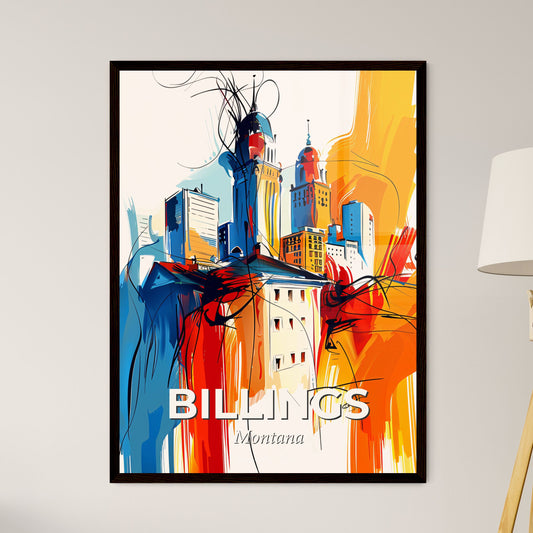 Vibrant Billings, Montana - A Painting Of A City