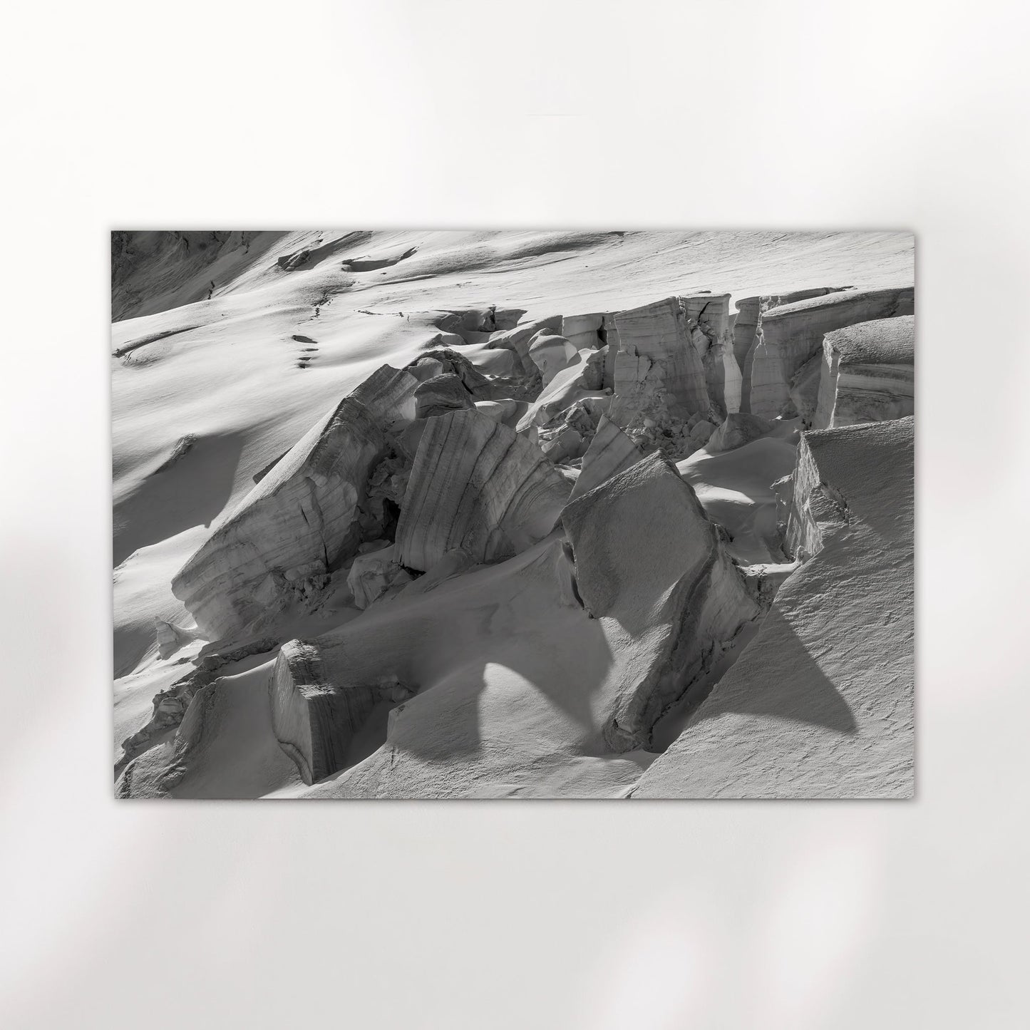 Glacier de Taconnez Wall Art Print | Chamonix Glacier Photography