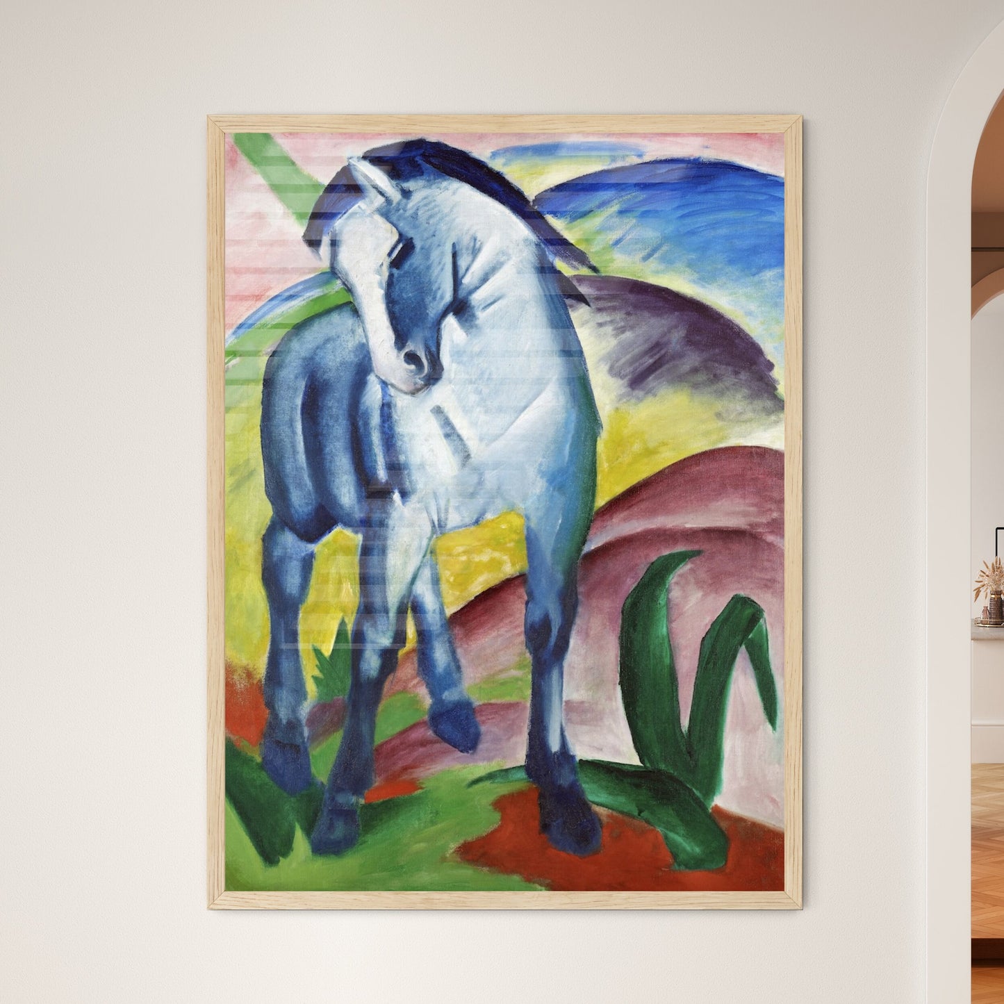 Blue Horse I by Franz Marc Art Print