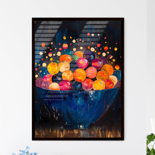 Eclectic Fruit Bowl - Framed Art Print