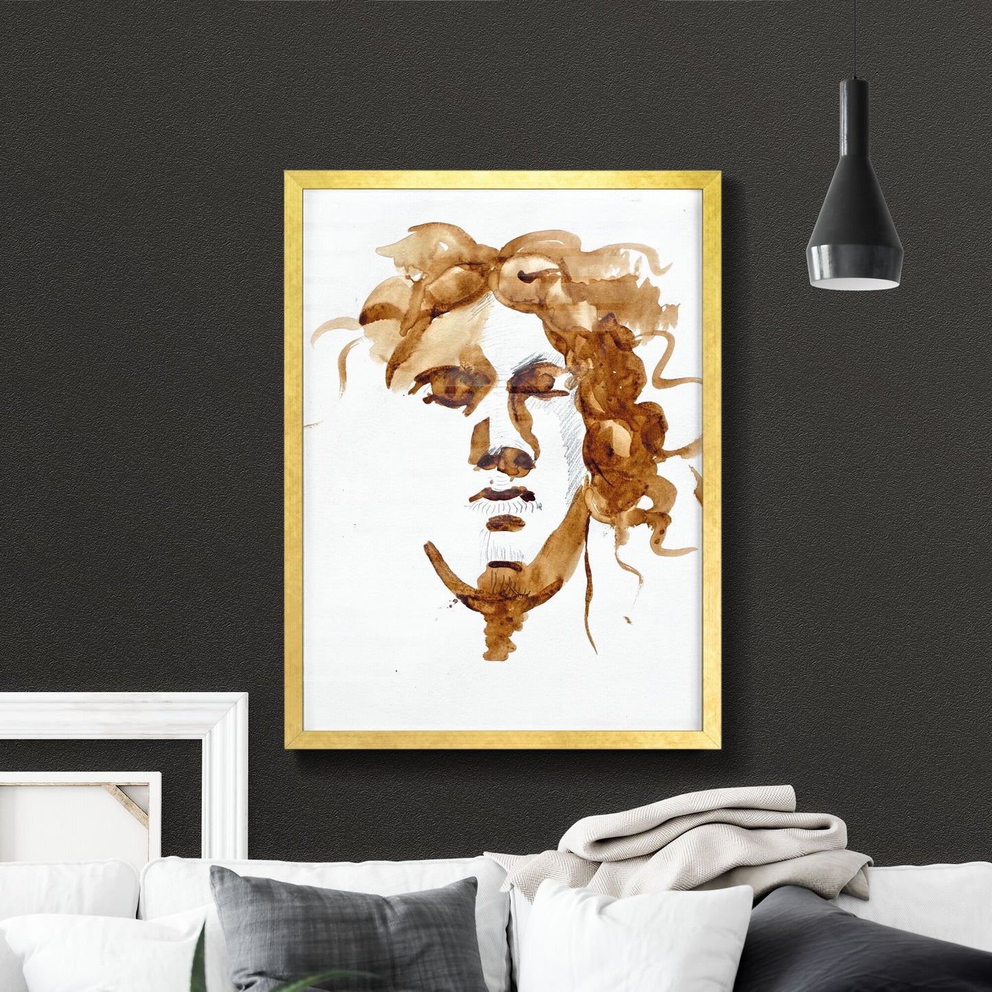 Echoes of Coffee: A Portrait in Brown Hues and Whispers