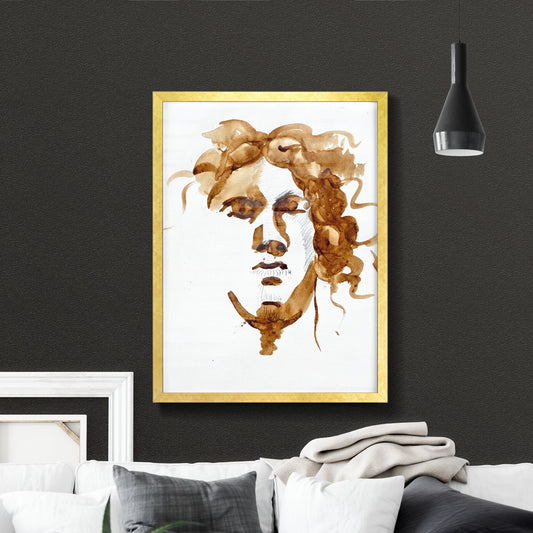 Echoes of Coffee: A Portrait in Brown Hues and Whispers