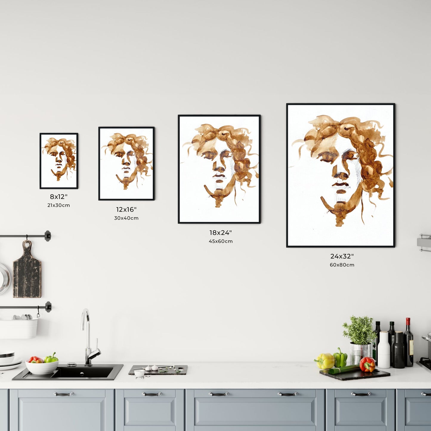 Echoes of Coffee: A Portrait in Brown Hues and Whispers Chart