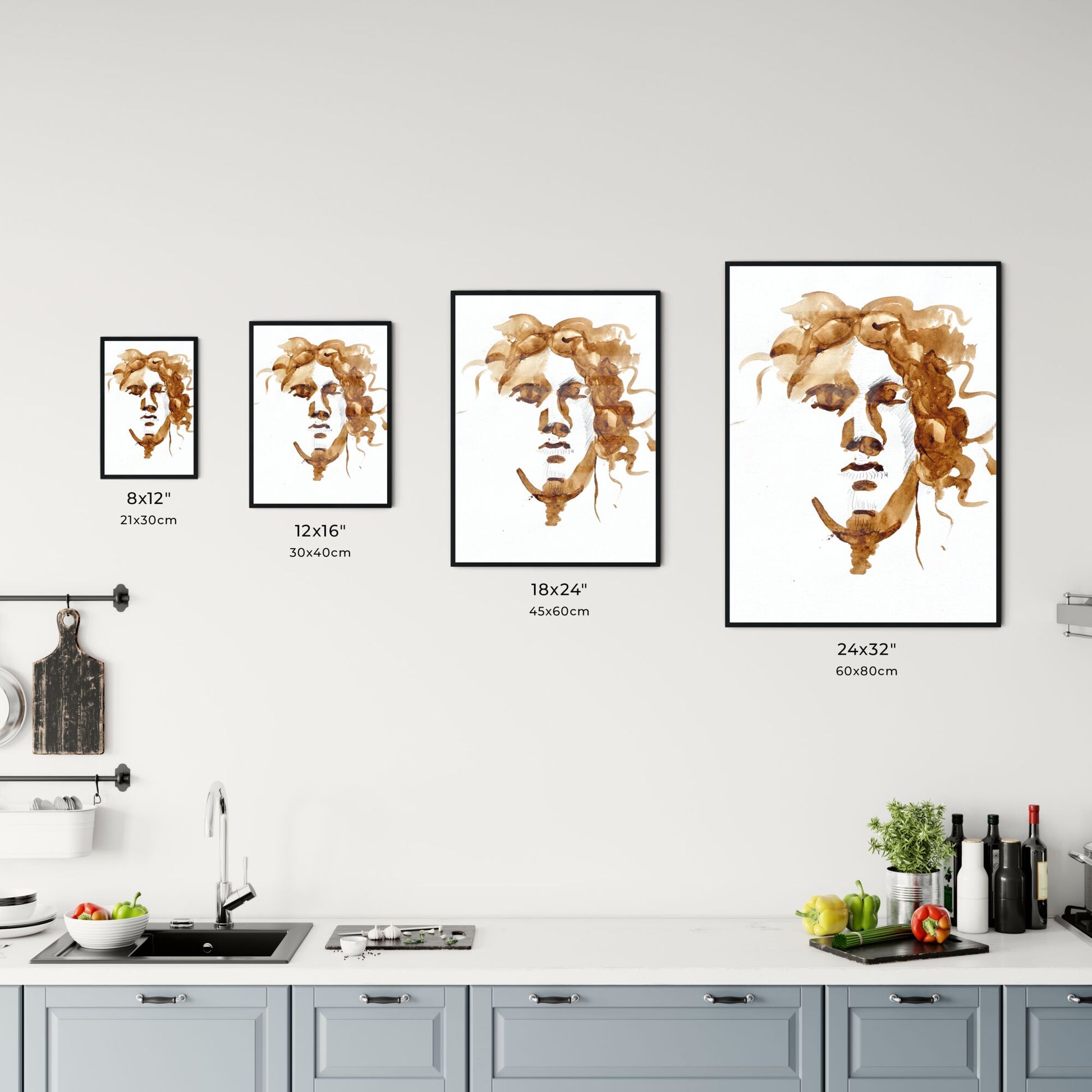 Echoes of Coffee: A Portrait in Brown Hues and Whispers Chart