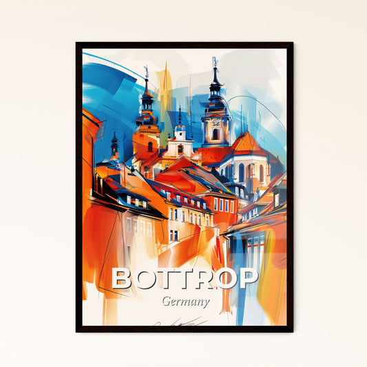 Vibrant Bottrop, Germany - A Painting Of A City