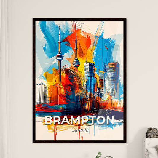 Vibrant Brampton, Canada - A Painting Of A City