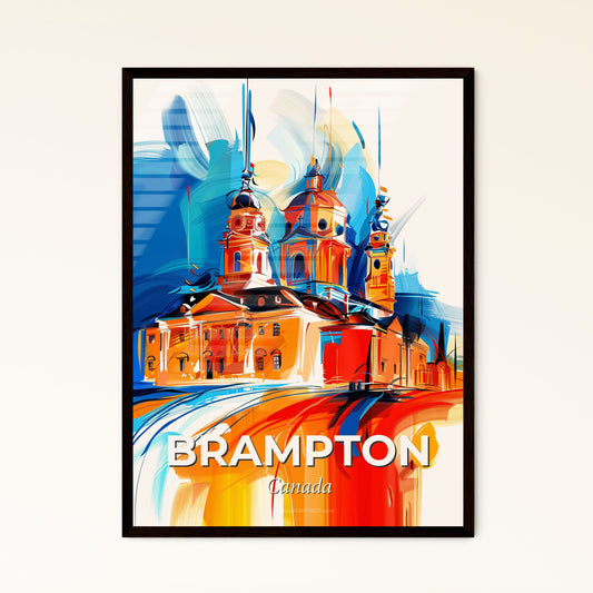 Vibrant Brampton, Canada - A Painting Of A Building