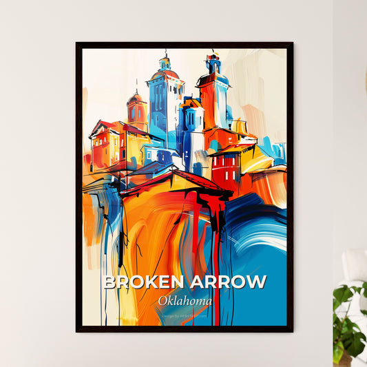 Vibrant Broken Arrow, Oklahoma - A Painting Of A City