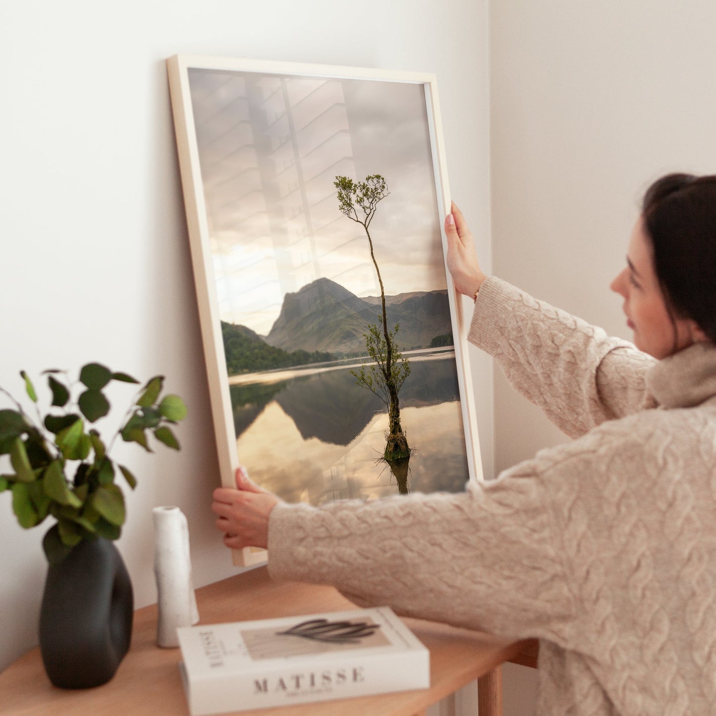 Buttermere Lone Tree – Lake District Wall Art Print