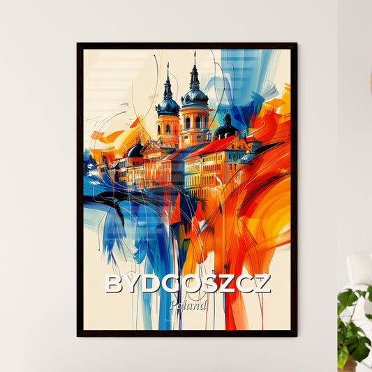 Vibrant Bydgoszcz, Poland - A Colorful Painting Of A Building