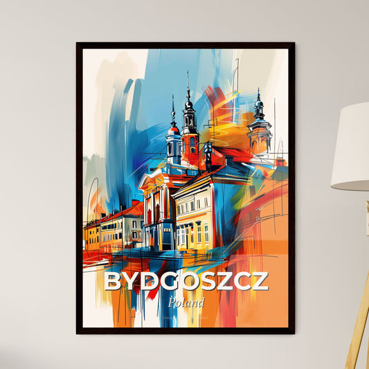 Vibrant Bydgoszcz, Poland - A Painting Of A Building