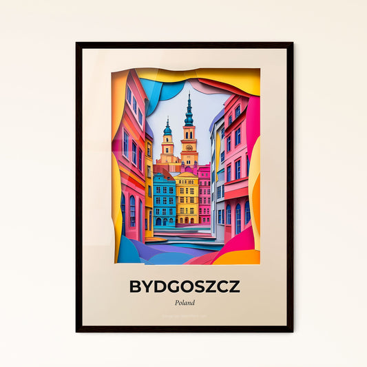 Vivid Bydgoszcz, Poland - a city with a clock tower