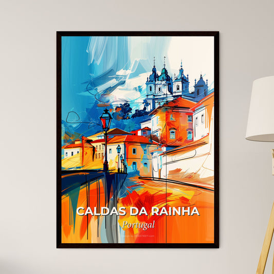 Vibrant Caldas Da Rainha, Portugal - A Painting Of A City