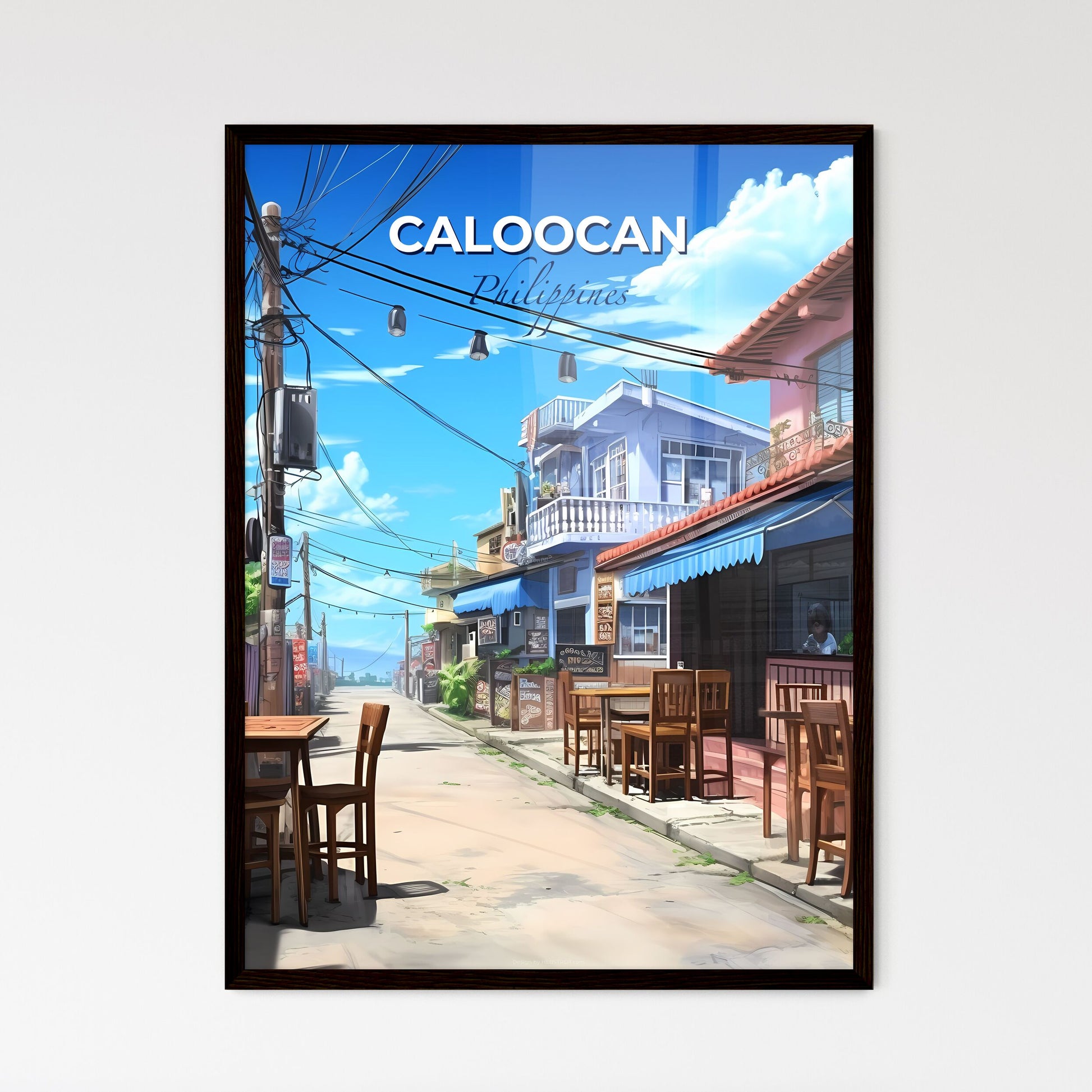 Caloocan City Philippines Urban Street Life Culture Artwork Painting 8