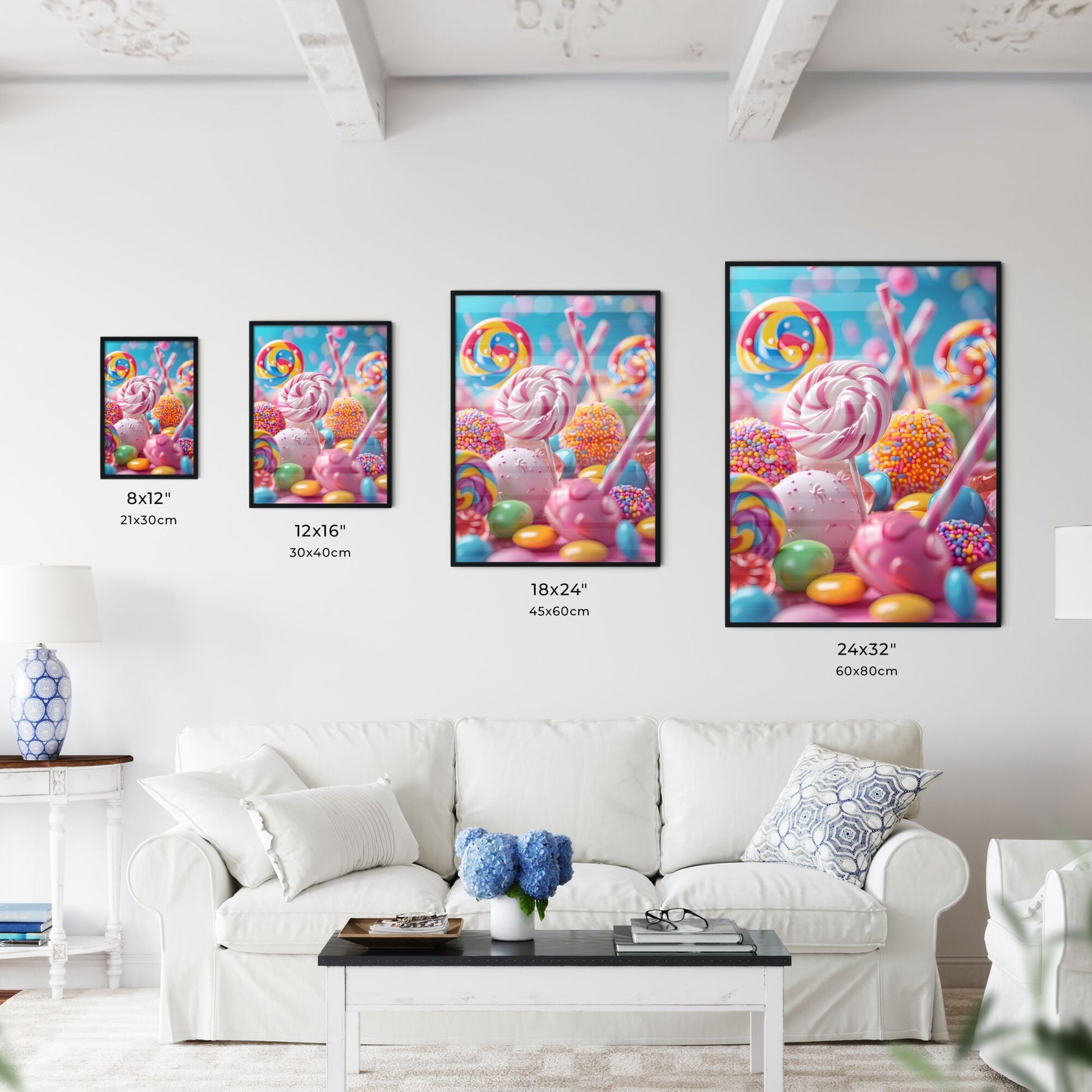 Colorful Candy Art - Vibrant Painting of Confectionery Group Default Title