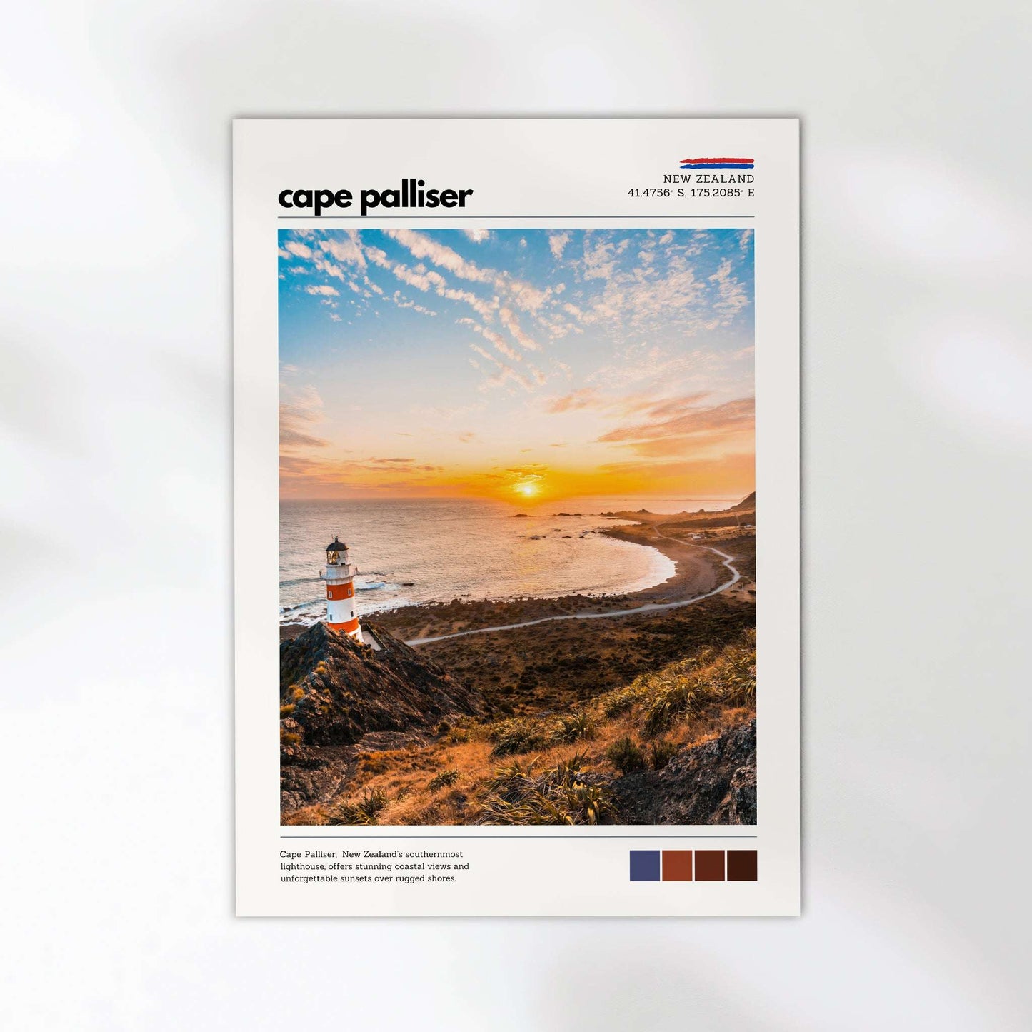 Cape Palliser Lighthouse, New Zealand
