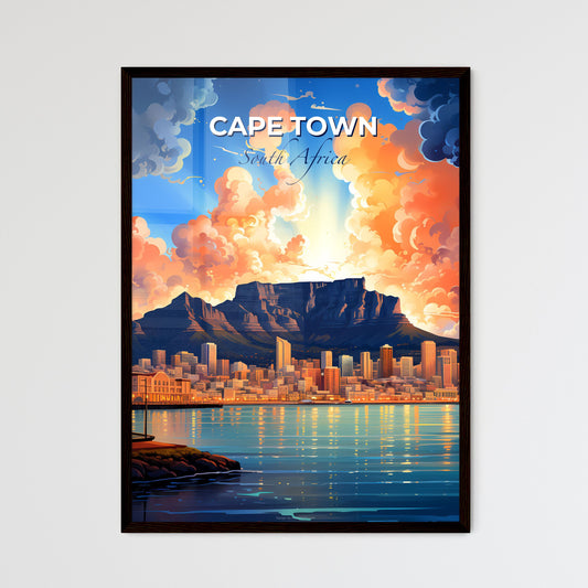 Dreamy Cape Town Skyline: A Vibrant City Canvas Against a Majestic Mountain Default Title