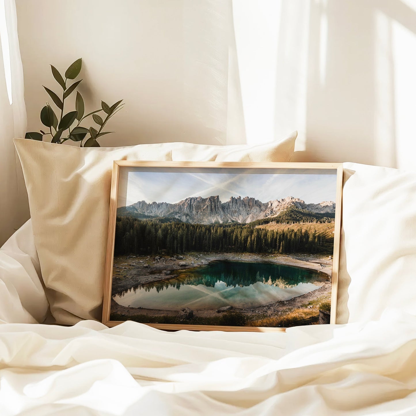 Lago di Carezza Wall Art Print – Dolomites Photography Poster