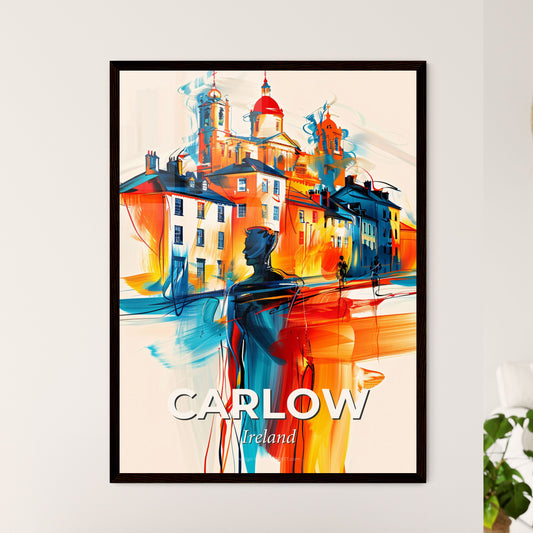 Vibrant Carlow, Ireland - A Painting Of A City