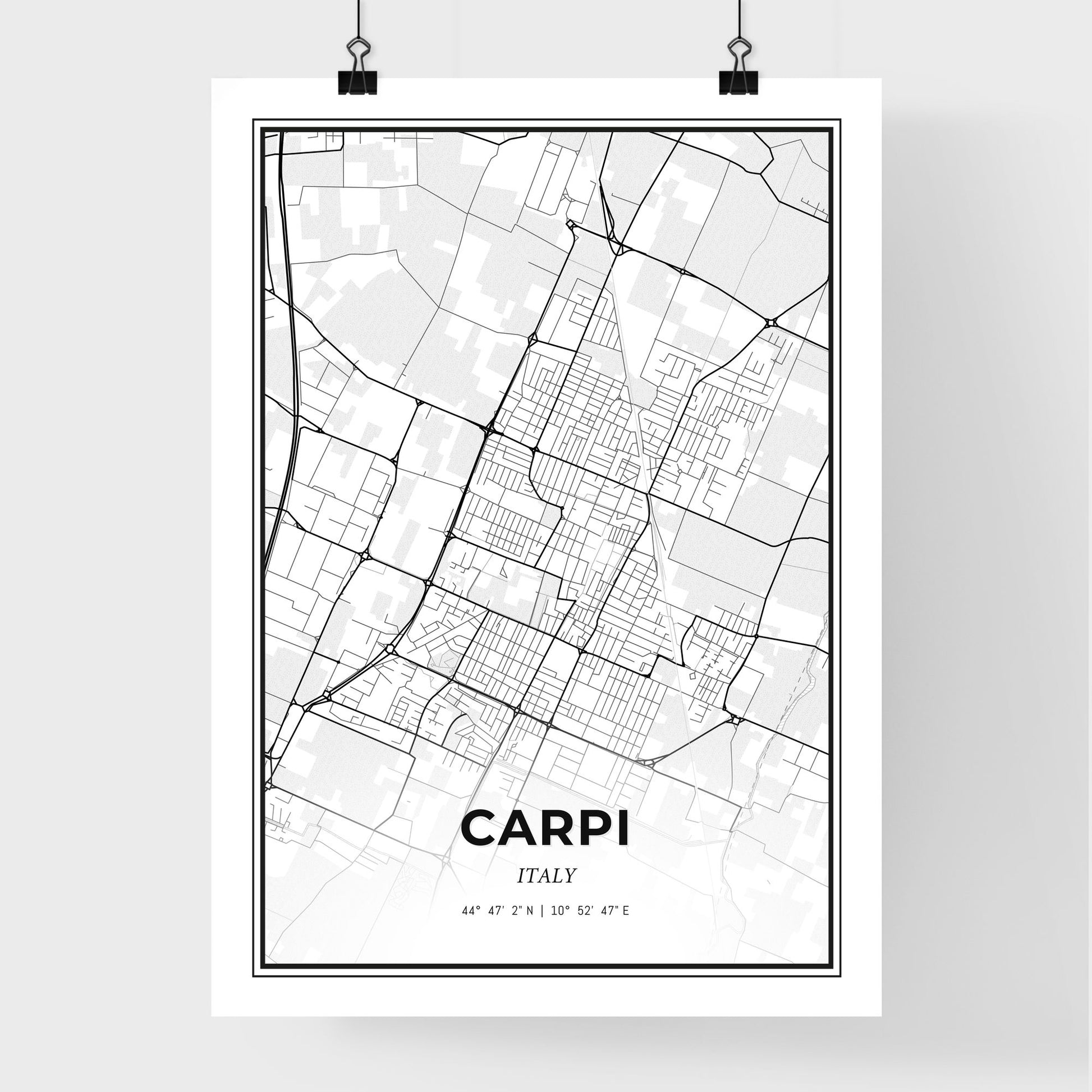 Carpi Italy - Premium City Map Poster