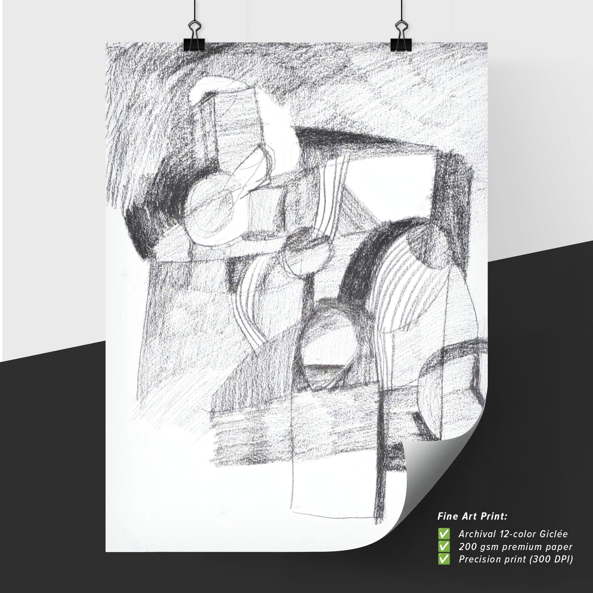 Fragmented Reflections: An Exploration of Abstract Dimensions and Shapes