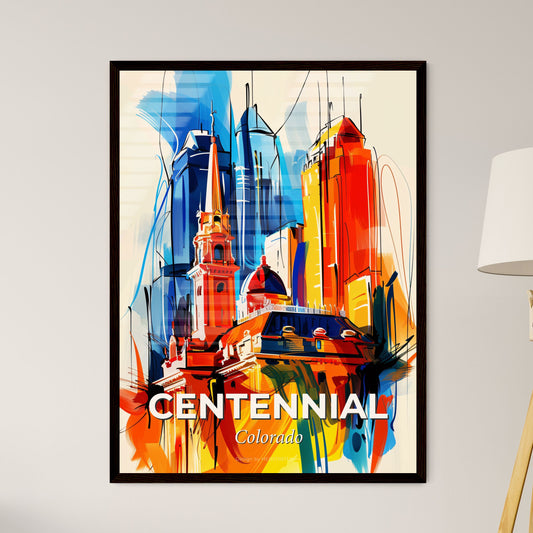 Vibrant Centennial, Colorado - A Painting Of A City