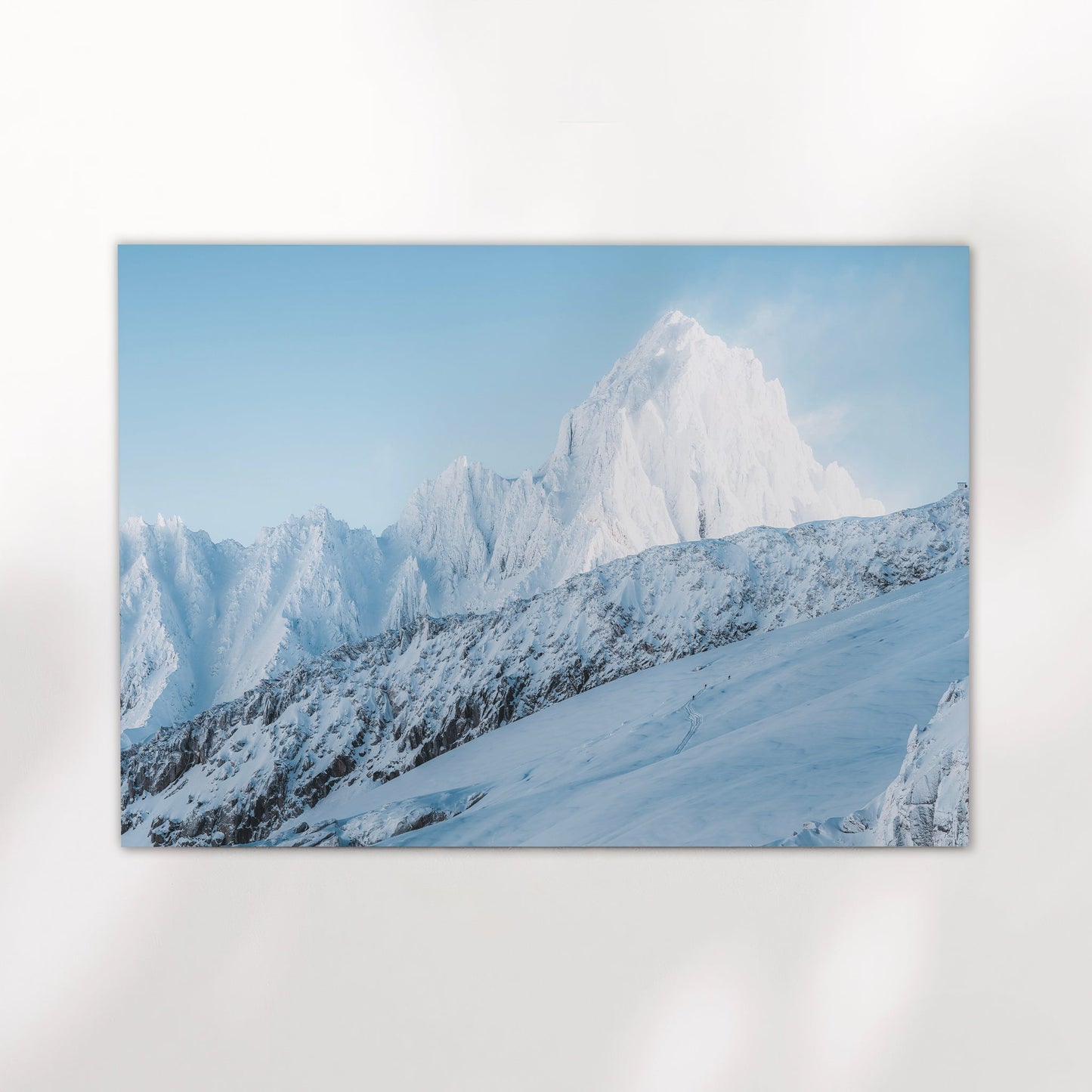 Aiguille du Chardonnet Alpine Wall Art – Chamonix Mountain Print