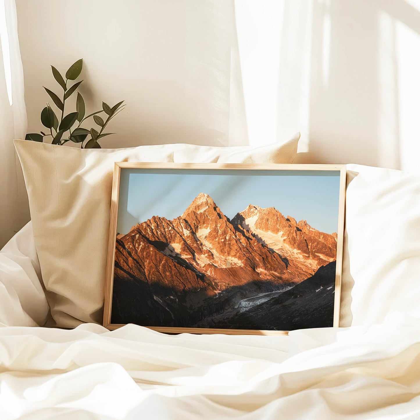 Aiguille du Chardonnet Chamonix Wall Art Print - French Alps Décor