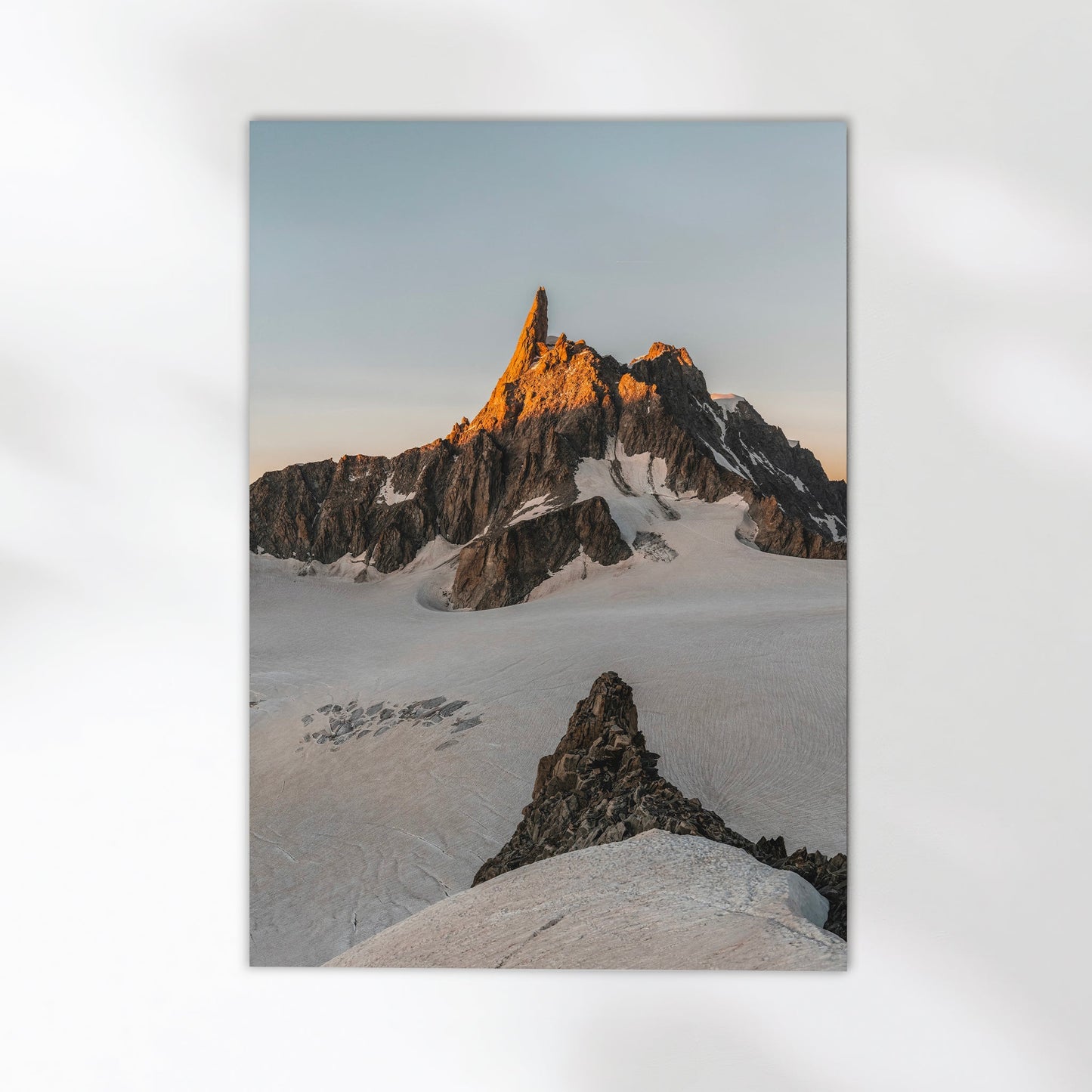 Dent du Géant Print – French Alps Sunset Wall Art Photography