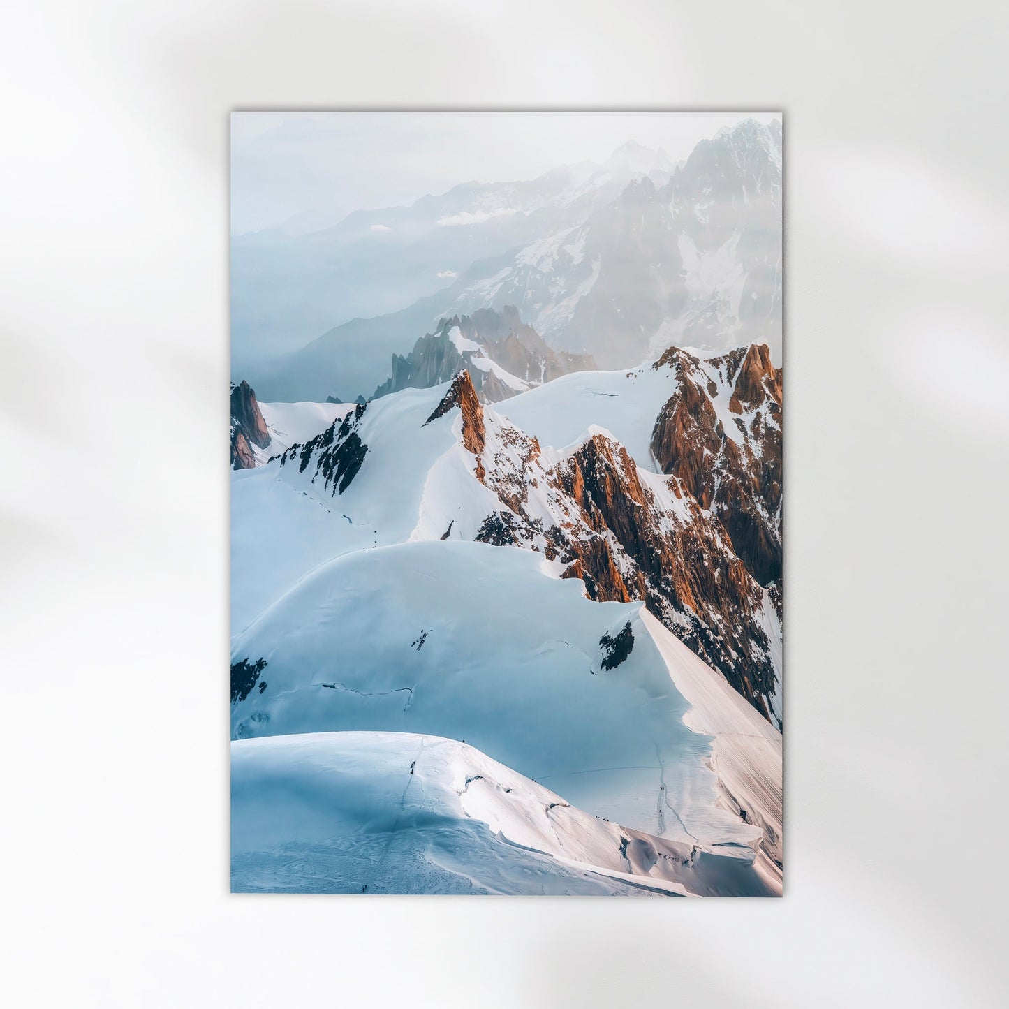 Trois Monts Route Wall Art - Mont Blanc Summit Adventure Print