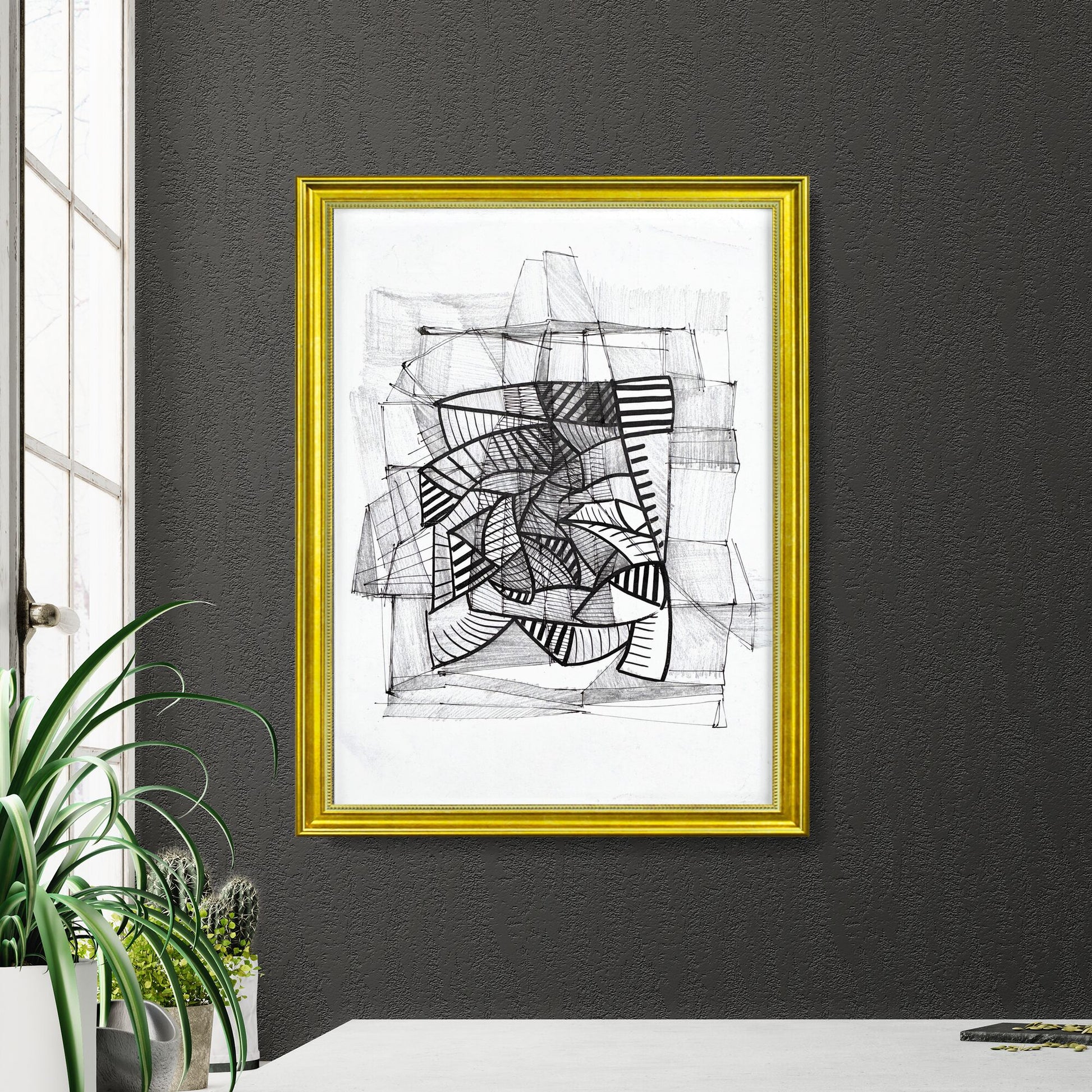 Chaos in Linear Harmony: The Dance of Shadows and Lines