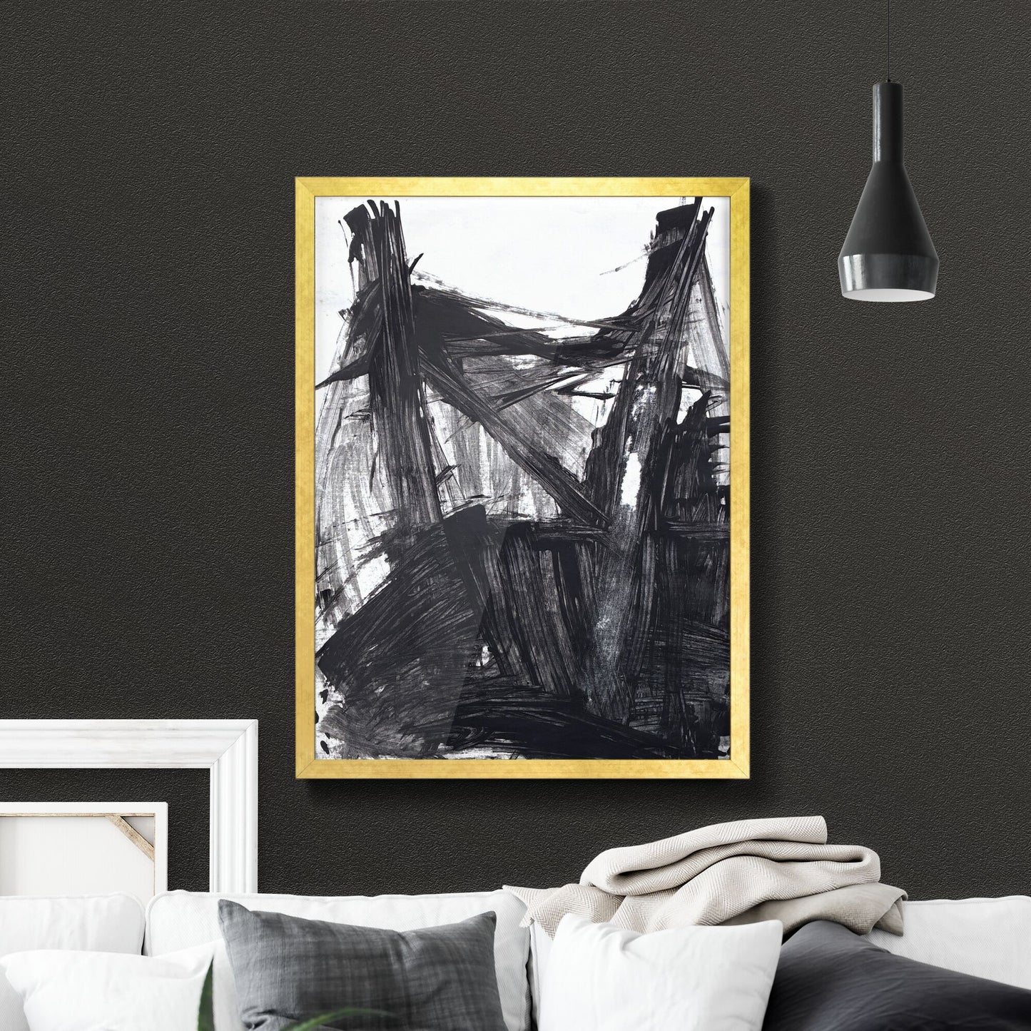 Chaos Revealed: The Dance of Monochrome Shadows and Lines