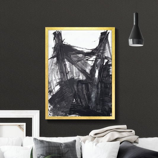 Chaos Revealed: The Dance of Monochrome Shadows and Lines