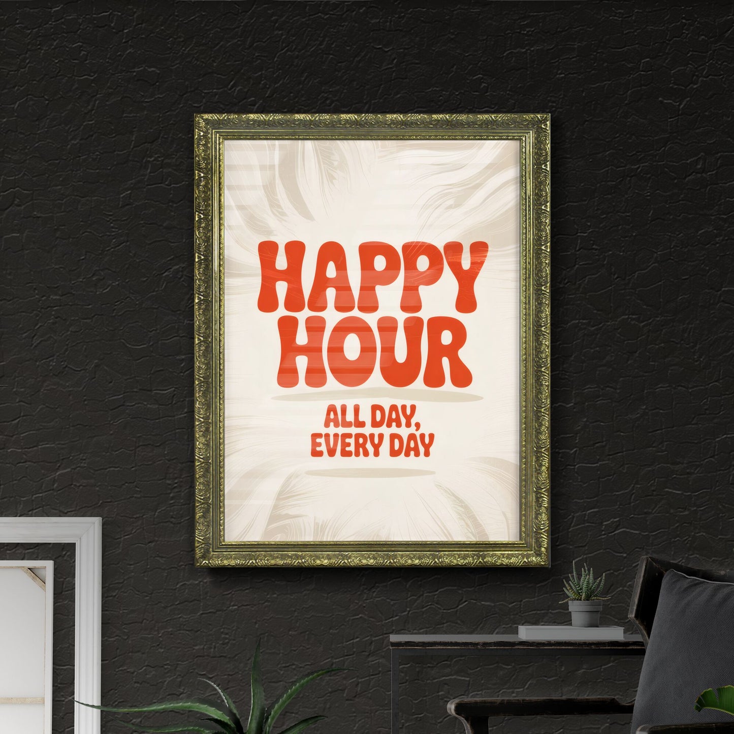 Cheerful Happy Hour Promotion: Enjoy All Day, Every Day for Endless Fun and Relaxation.
