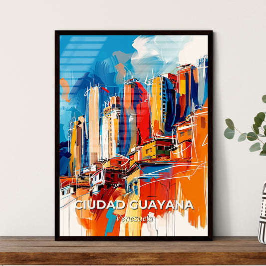 Vibrant Ciudad Guayana, Venezuela - A Painting Of A City