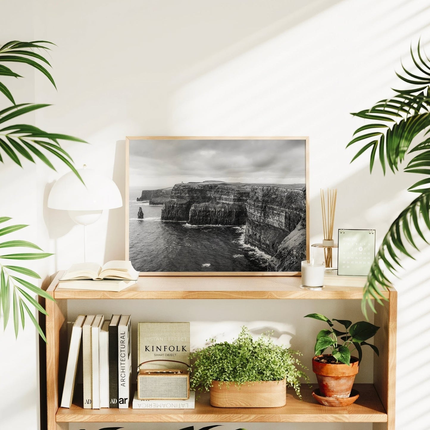 Cliffs of Moher, Ireland – Black and White Wall Art Print