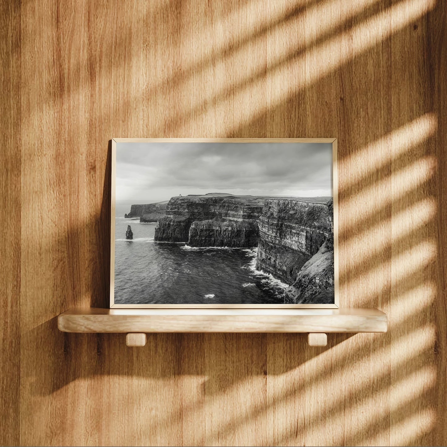 Cliffs of Moher, Ireland – Black and White Wall Art Print