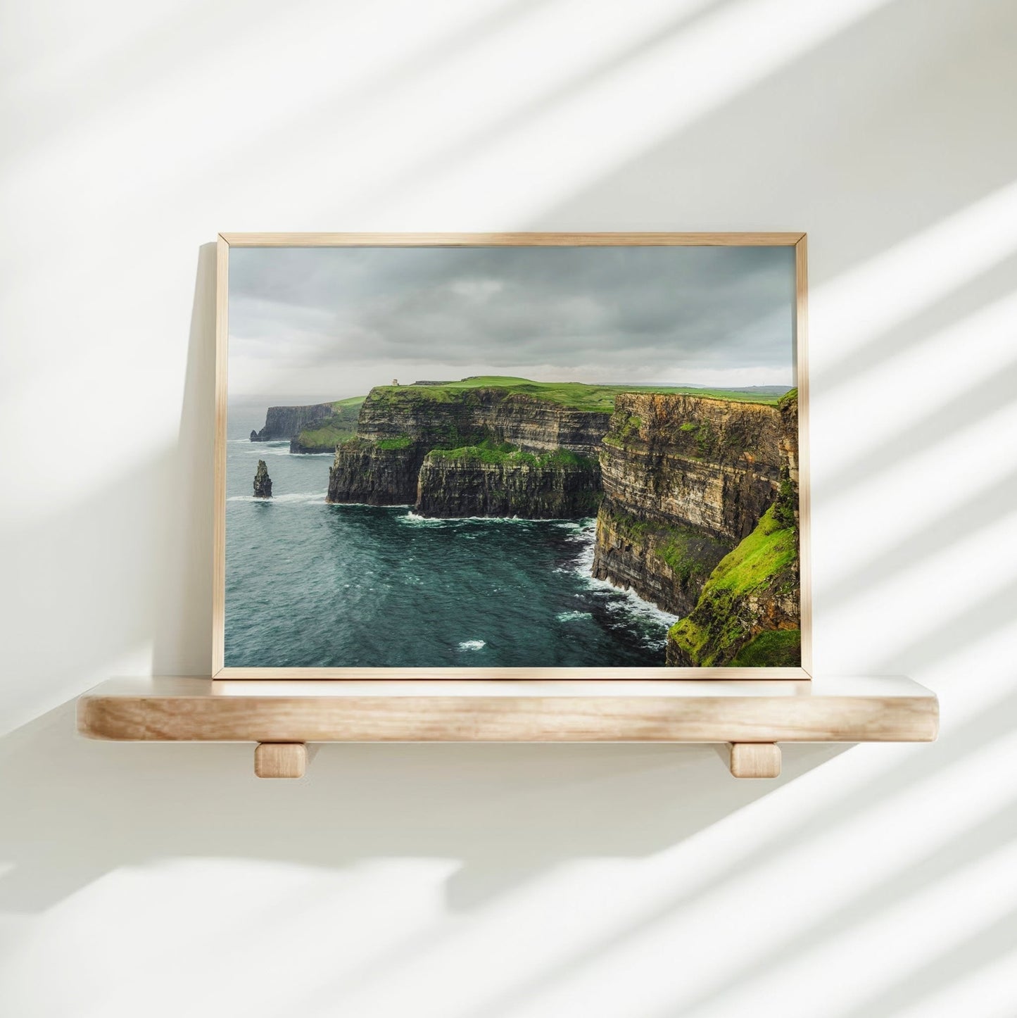 Cliffs of Moher Print – Irish Coastal Landscape Wall Art