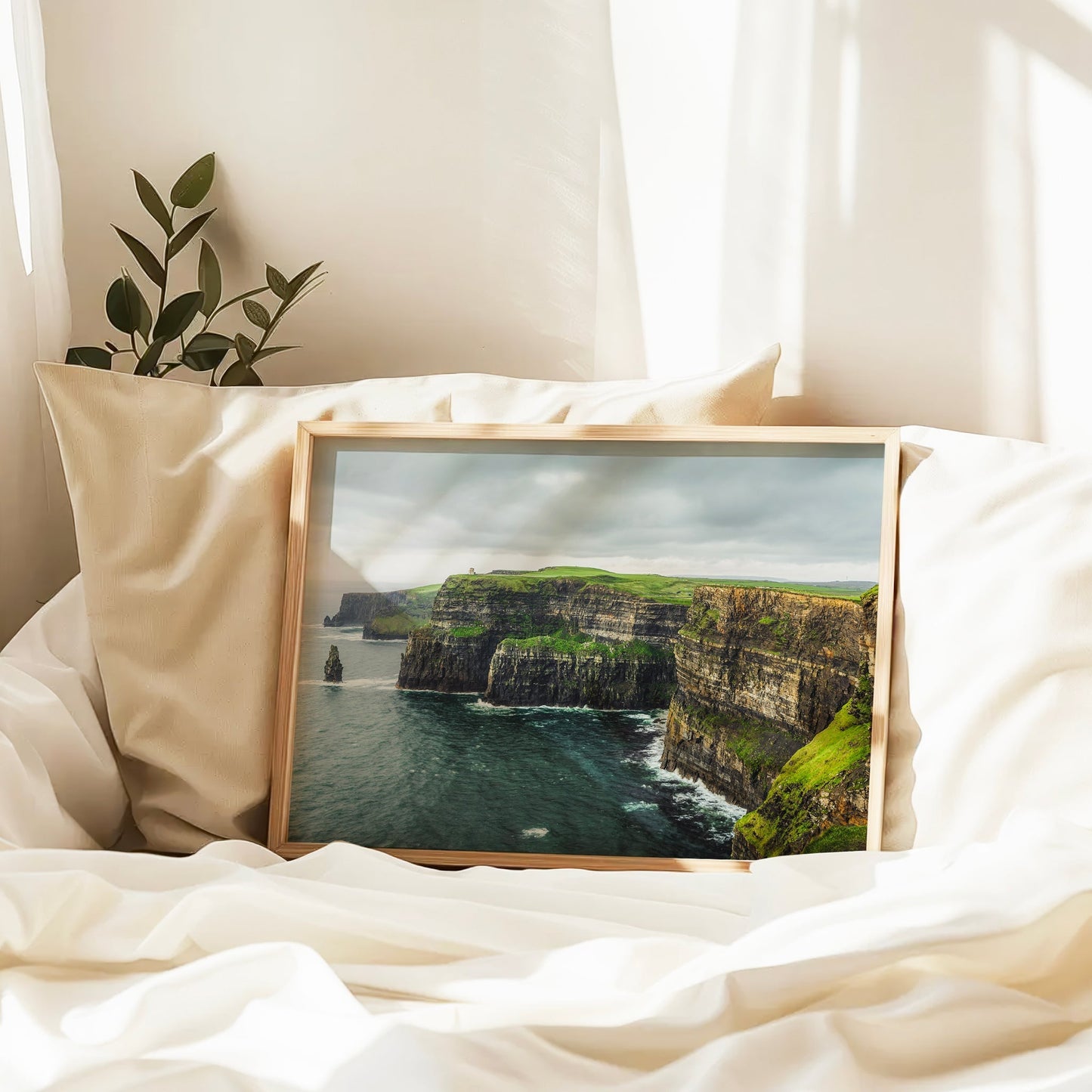 Cliffs of Moher Print – Irish Coastal Landscape Wall Art