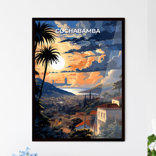 Cochabamba Cityscape Art Painting Travel Sunset Skyline Bolivia Acrylic Canvas Default Title