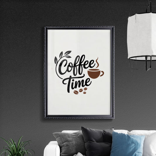 Coffee Time: A Modern and Stylish Design Celebrating the Joy of Coffee Moments.