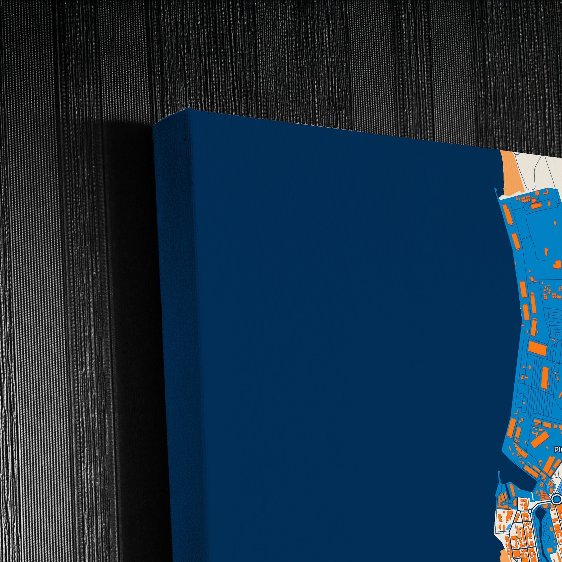 Beira Mozambique Colorful City Map Canvas Print Detail